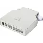 Renkforce RF-7187896 DIN bėgio adapteris, 8 prievadų tuščias korpusas, šviesiai pilkas