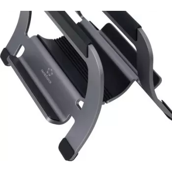 Renkforce RF-AR901-SG universali aliuminio planšetinio kompiuterio, nešiojamojo kompiuterio ir telefono stovas 5-10 colių įrenginiams, sidabrinis RF-7062154