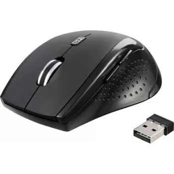 Renkforce RF-WM-210 ergonomiška belaidė optinė pelė juoda 1600 DPI 6 mygtukai RF-5827190