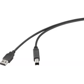 Renkforce USB 2.0 laidas USB-A vyriškas į USB-B vyriškas 2 m juodas RF-6830428