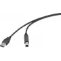 Renkforce USB 2.0 laidas USB-A vyriškas į USB-B vyriškas 2 m juodas RF-6830428
