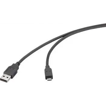 Renkforce USB 2.0 kabelis USB-A į Micro-B 5m juodas RF-6830436
