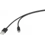 Renkforce USB 2.0 laidas USB-A į USB-C 1m juodas RF-6830420