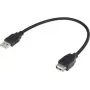 Renkforce USB 2.0 lankstus prailginimo kabelis 0,16 m juodas 1333151