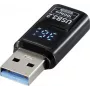 Renkforce USB 3.2 Gen 2 adapteris, USB-A vyriškas į USB-A moterišką, 10 Gbps, juodas RF-6826676