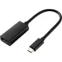 Renkforce USB-C į DisplayPort adapterio kabelis 14 cm 4K@60Hz juodas RF-4613070