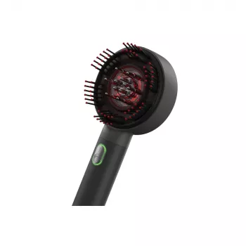 RENPHO galvos odos masažuoklis WMC01 belaidis atsparus vandeniui IPX7 Shiatsu masažas su 4 nuimamomis silikono galvutėmis, 4 režimai, USB įkraunamas, juodas