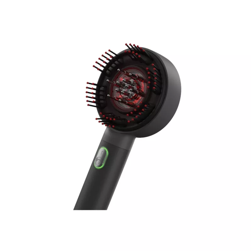 RENPHO galvos odos masažuoklis WMC01 belaidis atsparus vandeniui IPX7 Shiatsu masažas su 4 nuimamomis silikono galvutėmis, 4 režimai, USB įkraunamas, juodas