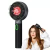RENPHO galvos odos masažuoklis WMC01 belaidis atsparus vandeniui IPX7 Shiatsu masažas su 4 nuimamomis silikono galvutėmis, 4 režimai, USB įkraunamas, juodas