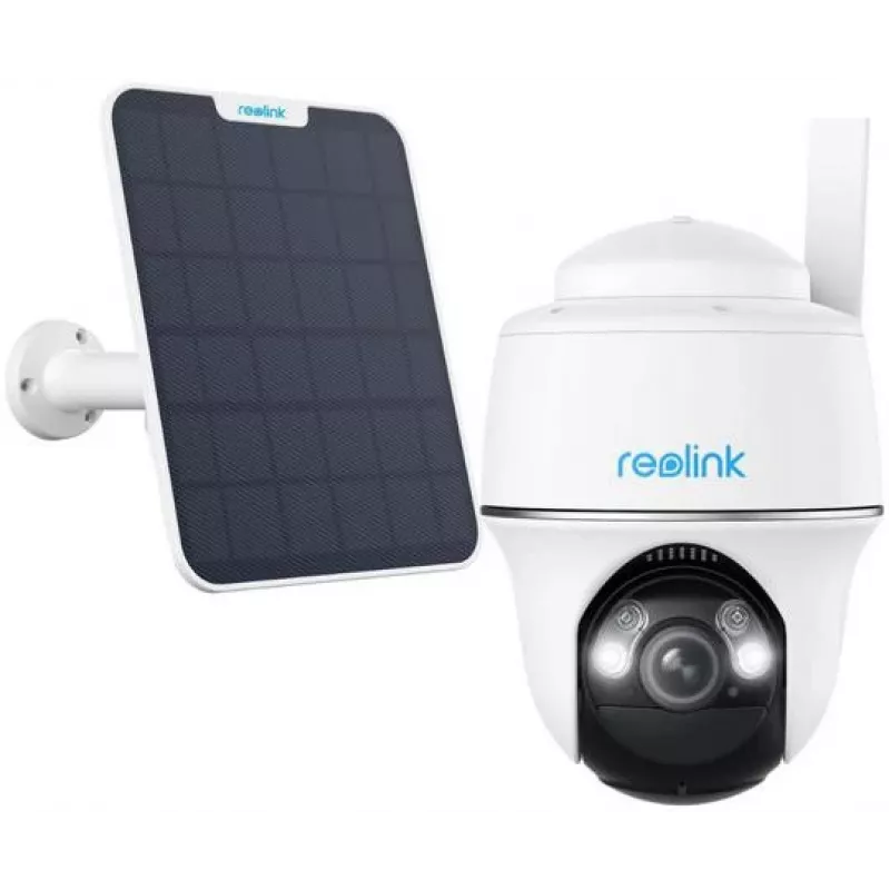 Reolink Go Series G430 5MP 4G LTE saulės energija varoma lauko apsaugos kamera su asmens/transporto priemonės aptikimu ir 7800mAh baterija