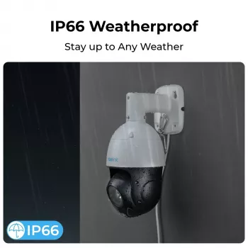Reolink Smart 4K PoE PTZ Apsaugos Kamera su 16X Optiniu Priartinimu, Automatiniu Sekimu, IP66, 256GB Micro SD