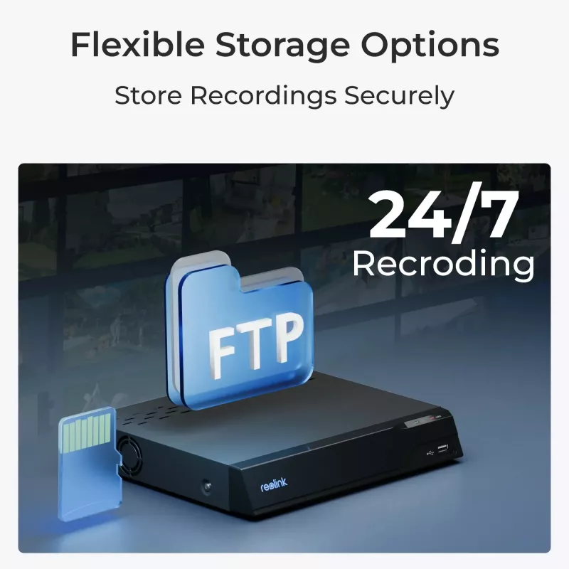 Reolink Smart 4K PoE PTZ Apsaugos Kamera su 16X Optiniu Priartinimu, Automatiniu Sekimu, IP66, 256GB Micro SD