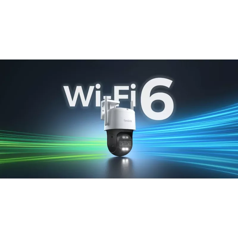 Reolink TrackMix Series W760 4K PTZ Wi-Fi 6 dviejų objektyvų apsaugos kamera