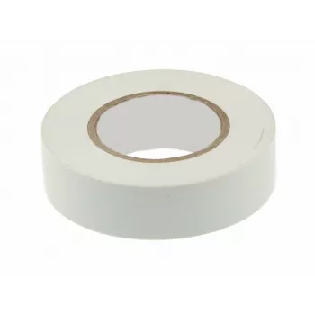 REPERO 711E balta PVC elektros izoliacinė juosta 19mm x 20m