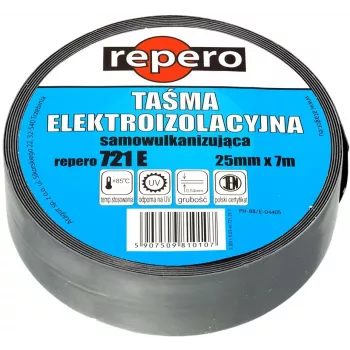 REPERO 721E savivulkanizuojanti juosta 19 mm x 3 m juoda EPR