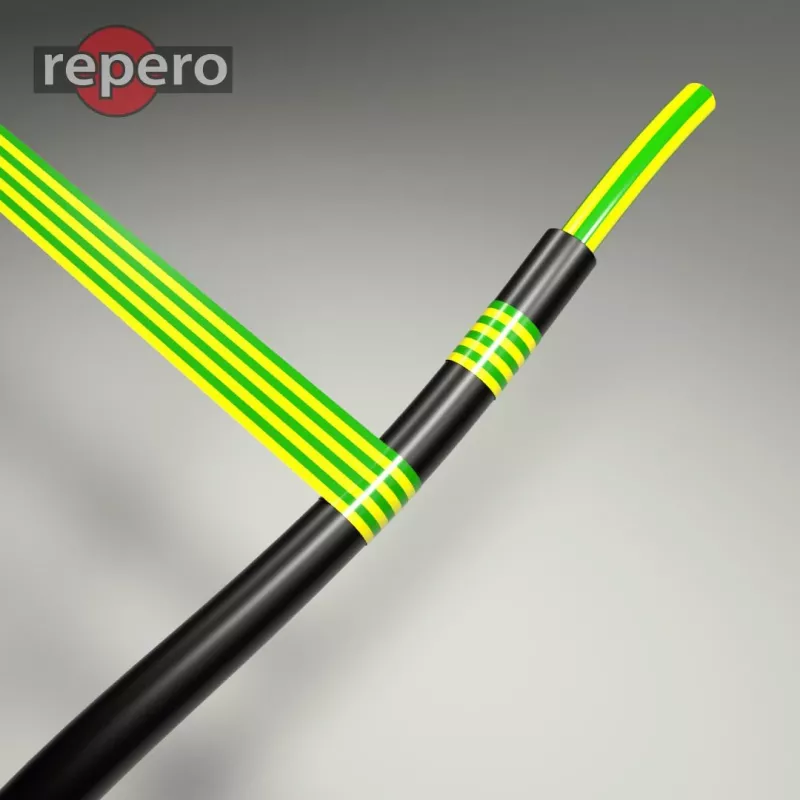REPERO TTE701S2-0019-20 Raudona PVC elektros izoliacinė juosta 19 mm x 20 m