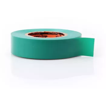 REPERO TTE711E4-0019-20 PVC elektros izoliacinė juosta, žalia, 19 mm x 20 m, 600V, liepsnai atspari
