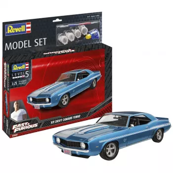 Revell Model Set Fast & Furious 1969 Chevy Camaro Yenko 1:25
