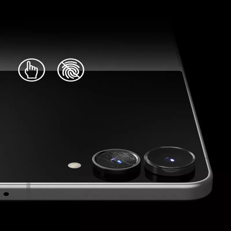 Ringke Camera Frame 2 vnt. Samsung Galaxy Z Flip 8 - juodas aliuminio lydinio objektyvo apsauga su 9H grūdintu stiklu