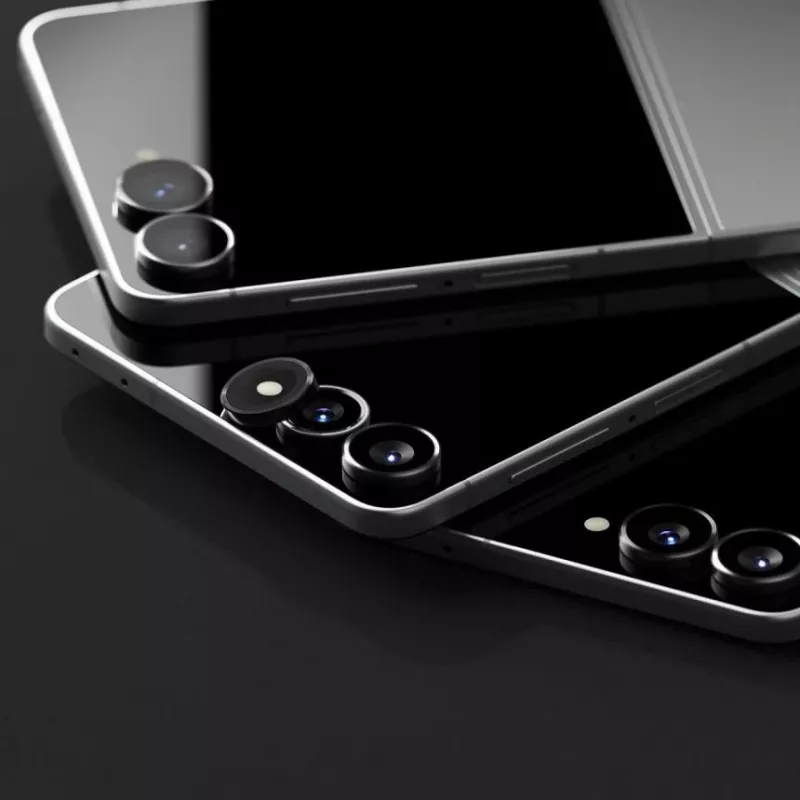 Ringke Camera Frame 2 vnt. Samsung Galaxy Z Flip 8 - juodas aliuminio lydinio objektyvo apsauga su 9H grūdintu stiklu