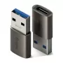 Ringke Converter USB Male į Type-C Female (2 vnt.) Gunmetal