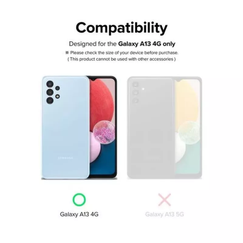 Ringke Galaxy A13 4G fotoaparato apsauginis stiklas Full Cover (3 vnt.) juodas