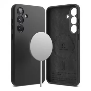 Ringke Galaxy S25 Plus Dėklas Silikoninis Magnetinis Juodas