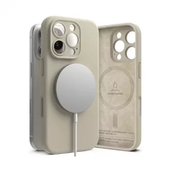 Ringke iPhone 16 Pro dėklas Silicone Magnetic Stone