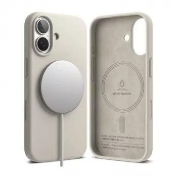 Ringke iPhone 17 Dėklas Silikoninis Magnetinis Stone