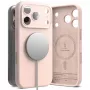 Ringke iPhone 17 Pro dėklas Silikoninis Magnetinis Pink Sand