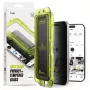Ringke iPhone 17 ekrano apsauga Premium Easy Slide Privacy Grūdintas stiklas 9H su montavimo šablonu (2 vnt.) Skaidri