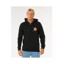 Rip Curl Wettie Passage Icon Zip Thru Men's Hoody Black L
