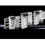 Rittal CB prietaiso adapteris SV 9345.730, 140 x 345 mm, poliamidas, pilkas RAL 7035, 5 mm šynoms