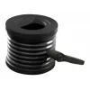 Rittal CP pakreipimo adapteris ±45° sujungimui su atraminiu stulpu Ø 130 mm, lieto aliuminio, grafito pilkos spalvos RAL 7024 6206.420
