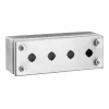 Rittal Tuščias korpusas 4 montavimo angos (I x P x A) 90 x 280 x 100 mm Nerūdijantis plienas SM 2384.040 1 vnt.