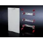 Rittal ISV prietaisų laikiklio bėgio modulis SV 9666.220 500x450mm plieno lakštas pilkas RAL 7035