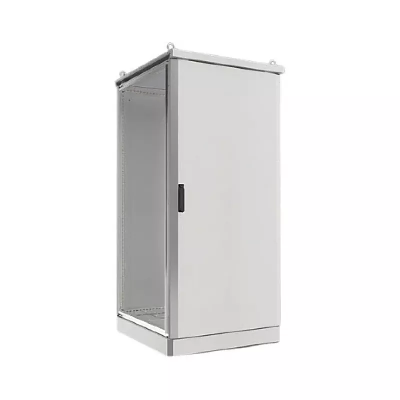 Rittal Toptec Outdoor Enclosure CS 9781866 - 800x1600x600mm, IP55, IK10, Aliuminis, RAL 7035
