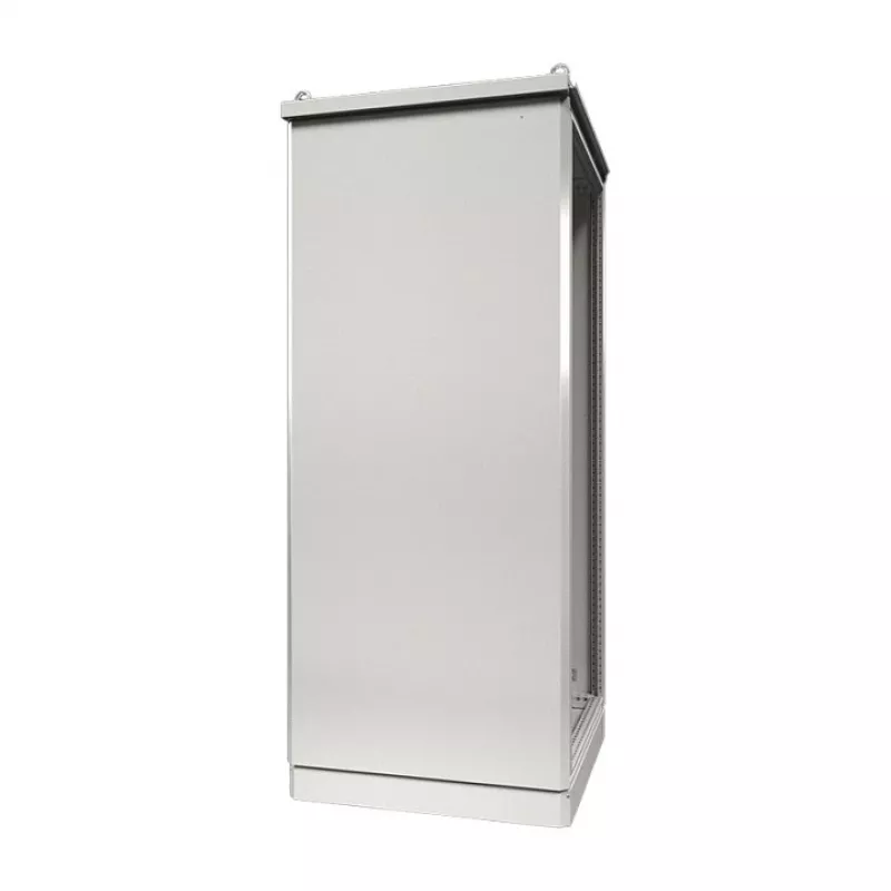 Rittal Toptec Outdoor Enclosure CS 9781866 - 800x1600x600mm, IP55, IK10, Aliuminis, RAL 7035