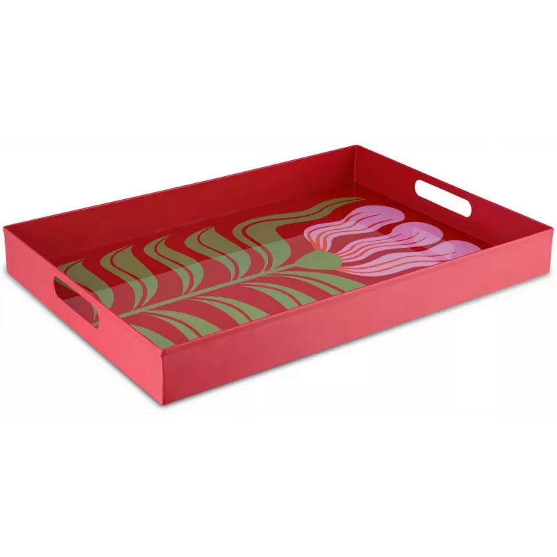 Rituali Domestici Florigrafia Serving Tray Large Red