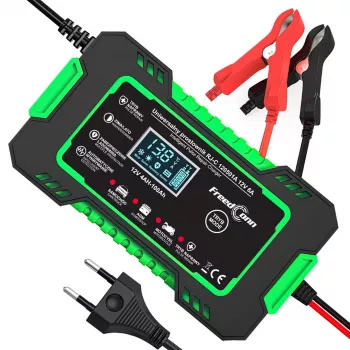 RJ TIANYE FreedConn RJ-C 120501A 12V 6A išmanusis automatinis akumuliatoriaus kroviklis švino-rūgštiniams AGM GEL EFB su LCD ekranu