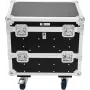 ROADINGER Flight Case 8x Eurolite IP PIX Strobe RGB CW+WW su ratukais 64x46,5x56,5cm