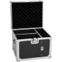 ROADINGER Flightcase 2 x CAT-80 Beam efektams, 50 kg, juodas laminuotas, 47,5 x 41,5 x 42,5 cm