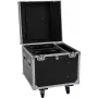 ROADINGER Flightcase PRO 2x IP TMH-W285 su ratukais juodas 100 kg keliamoji galia