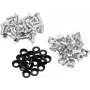 ROADINGER Rack varžtų rinkinys 20x M6 x 15 mm, skirtas 19 colių stelažo montavimui