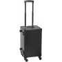 ROADINGER UKC-4R universali transportavimo dėžė su ištraukiama rankena, juoda, vidinės matmenys 45,5 x 27,5 x 20 cm