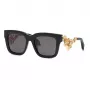 Roberto Cavalli SRC041M520700 Unisex akiniai - Juodas rėmas, pilki gradientiniai lęšiai, 52 mm
