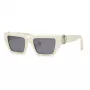 Roberto Cavalli akiniai SRC016M55847X unisex stačiakampiai juodi/pilki 55/19/135 mm