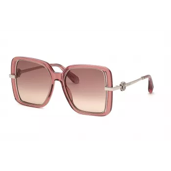 Roberto Cavalli moteriški akiniai nuo saulės SRC007-550D48 Havana ruda gradientinė 55mm