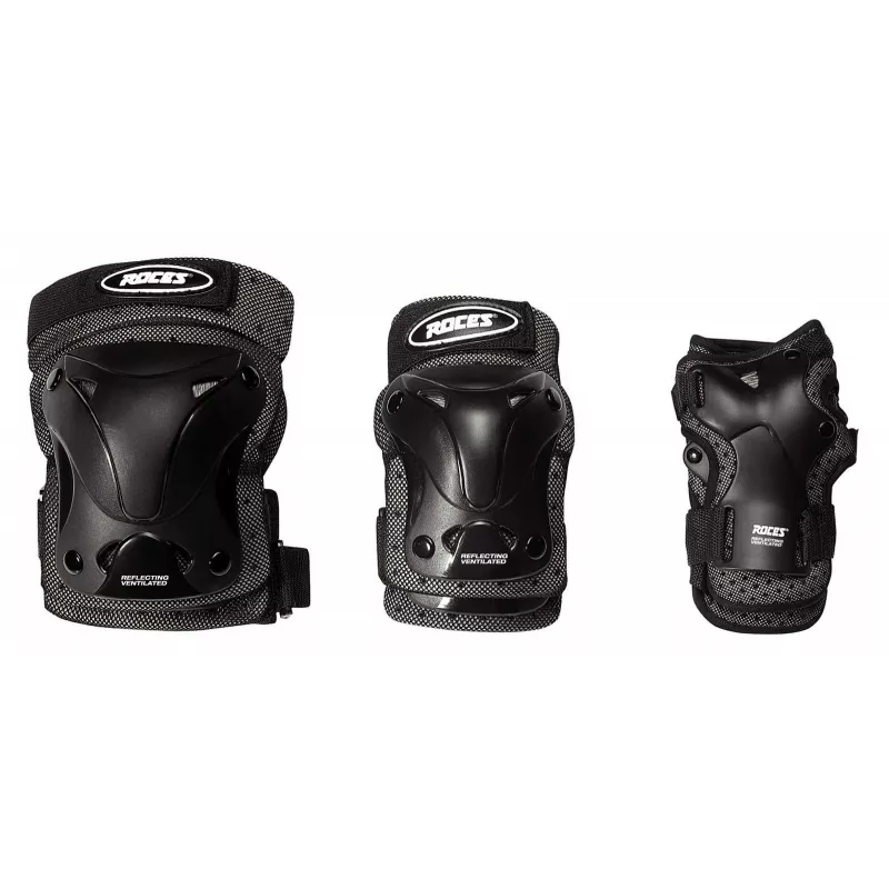 Roces Ventilated Skate Pads Triple Pad Set S
