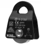 ROCK EMPIRE Pulley Small SS - Vieno fiksuoto skriemulio, nerūdijantis plienas, 22 kN MBS